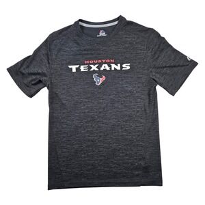 Houston Texans NFL Majestic CoolBase T Shirt Men Size Medium Black Short Sleeves